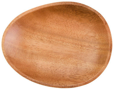 Acacia Wood Small Oval Plate
