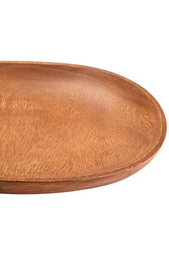 Acacia Square Plate with Rounded Edges