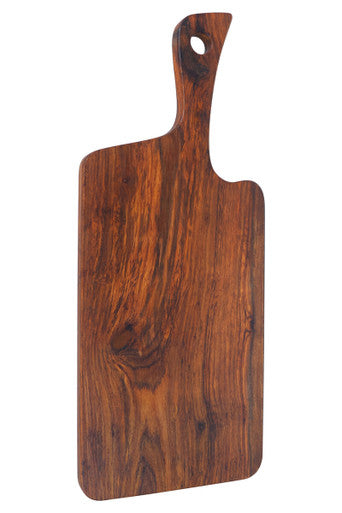 Organic Shaped Tropical Rosewood Serving or Cutting Board with Natural Finish