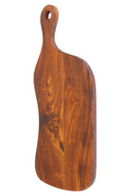 Tropical Rosewood Serving or Cutting Board in Organic Shape with Natural Finish