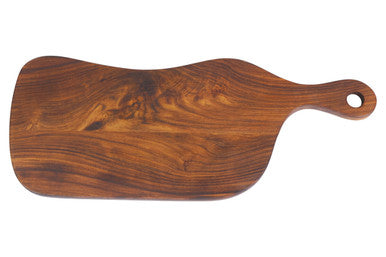 Tropical Rosewood Serving or Cutting Board in Organic Shape with Natural Finish