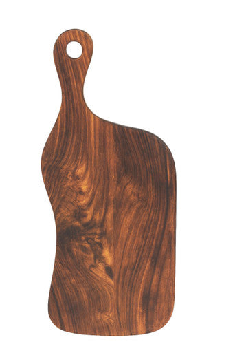 Tropical Rosewood Serving or Cutting Board in Organic Shape with Natural Finish