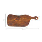 Tropical Rosewood Serving or Cutting Board in Organic Shape with Natural Finish