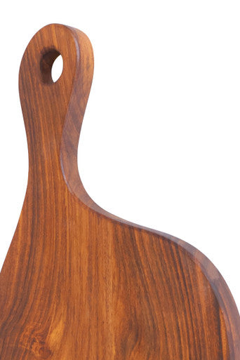 Tropical Rosewood Serving or Cutting Board in Organic Shape with Natural Finish