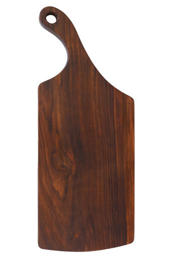 Tropical Rosewood Serving or Cutting Board with Natural Finish and Organic Shape