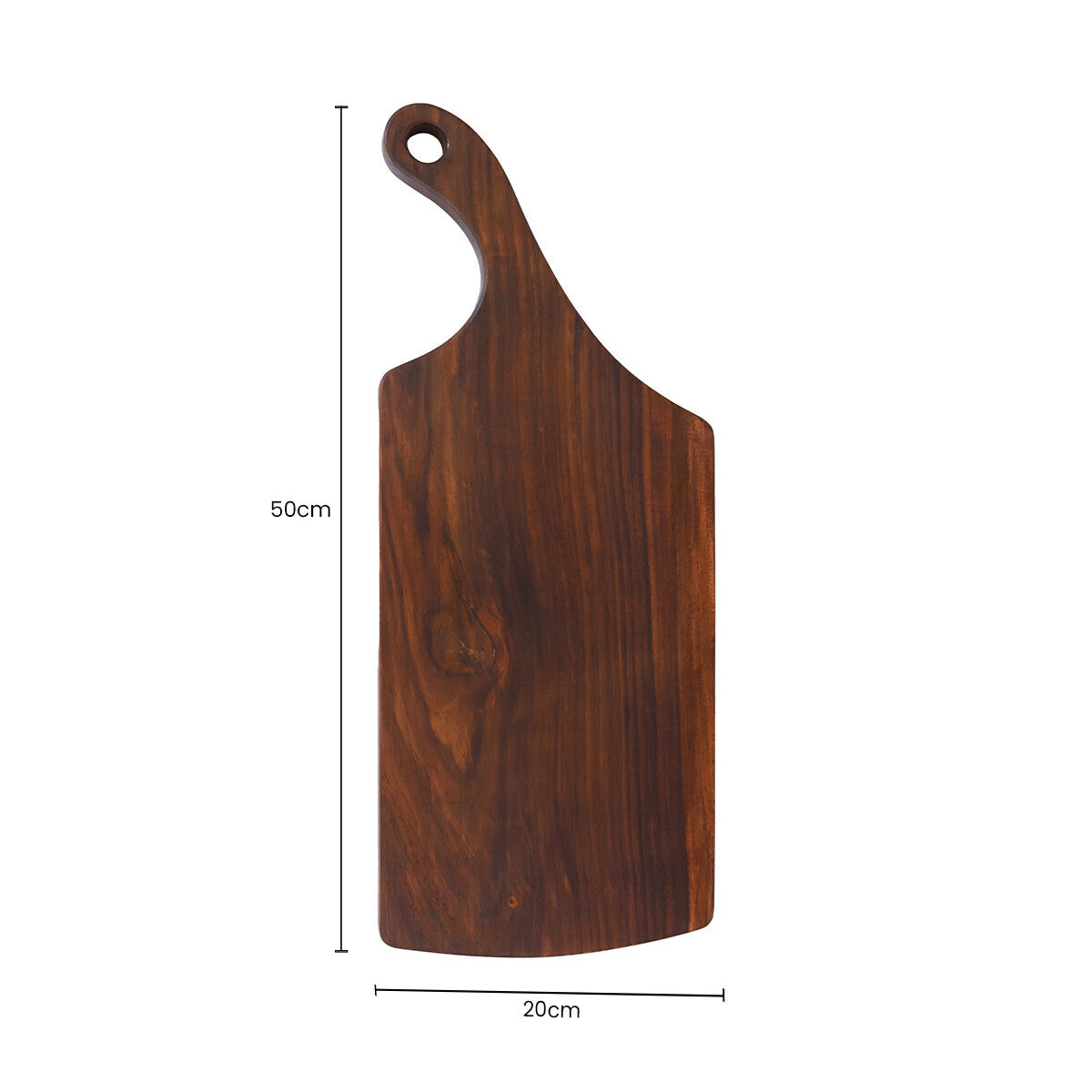 Tropical Rosewood Serving or Cutting Board with Natural Finish and Organic Shape
