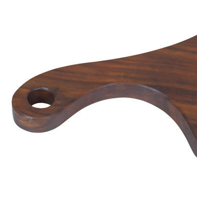 Tropical Rosewood Serving or Cutting Board with Natural Finish and Organic Shape