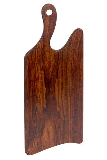 Tropical Rosewood Serving or Cutting Board in Organic Shape and Natural Finish