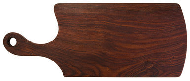 Natural Finish Tropical Rosewood Serving or Cutting Board in Organic Shape