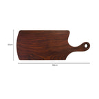 Natural Finish Tropical Rosewood Serving or Cutting Board in Organic Shape