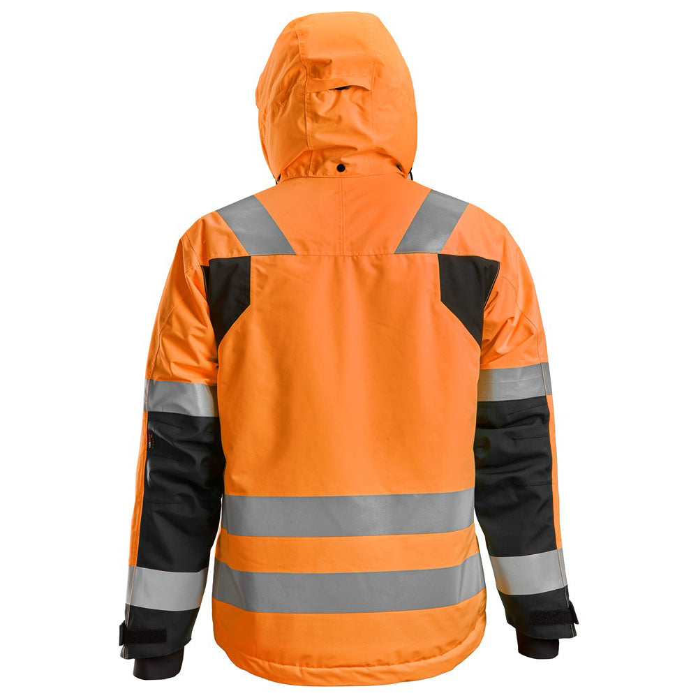 Snickers 1132 AllroundWork, Hi-Vis Class 3 Waterproof Insulated Jacket