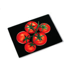 Tomato Design Glass Chopping Board