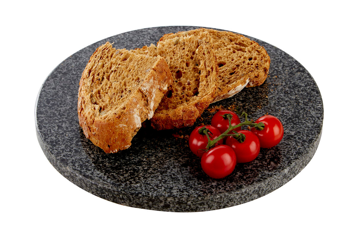 Granite Black Speckled Round Chopping and Serving Board