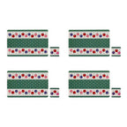Set of 4 Candy Apple Placemats and Coasters