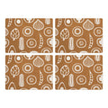 Set of Four Cork Rectangular Placemats