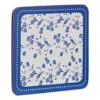 Blue Rose Set of 4 Coasters