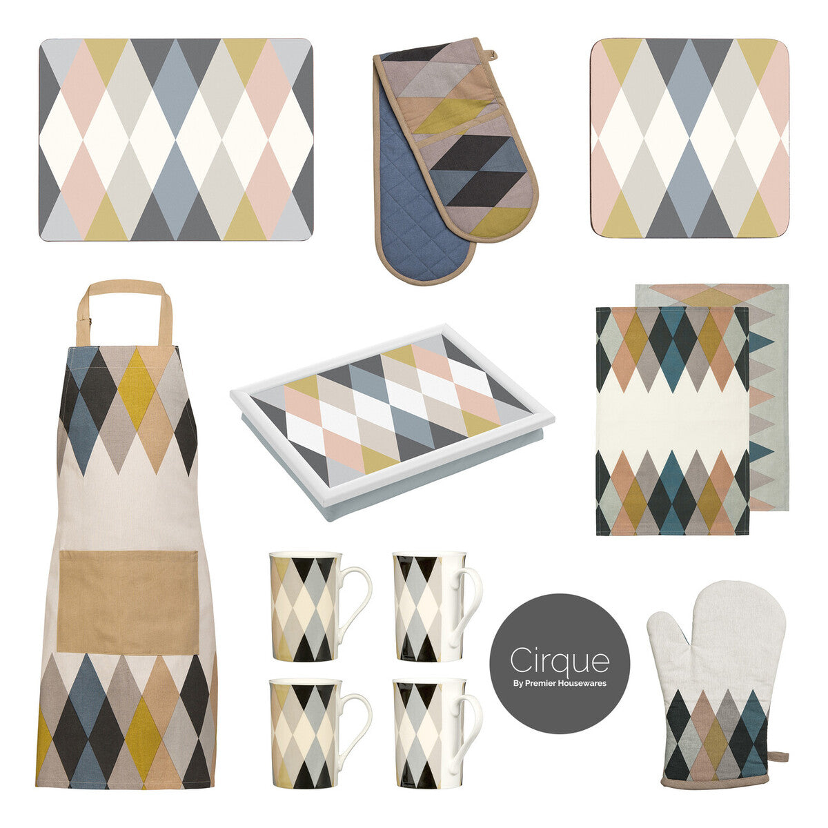 Harlequin Set of Four Placemats