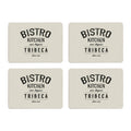 Set of Four Diner Typography Placemats