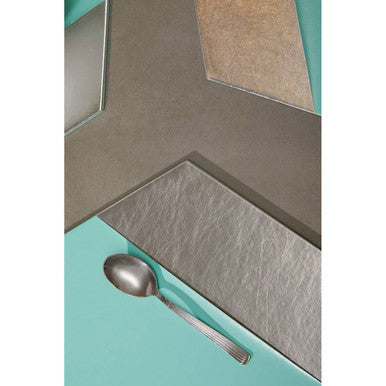 Set of 4 Leather Effect Dipped Jade and Silver Hexagon Placements