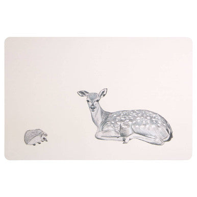 Set of Two Mini Forest Placemats and Coasters