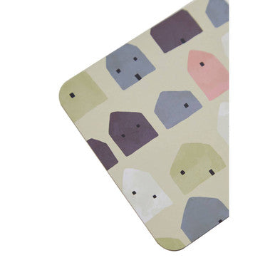 4 Piece Square Wild Cottage Coasters