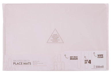 Set of 4 Pink Placemats