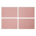 Set of 4 Pink Placemats