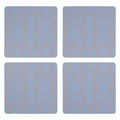 Set of 4 Blue Coasters