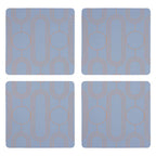 Set of 4 Blue Coasters