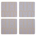 Set of 4 Lilac Coasters