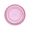 Pink Plastic Small Plate