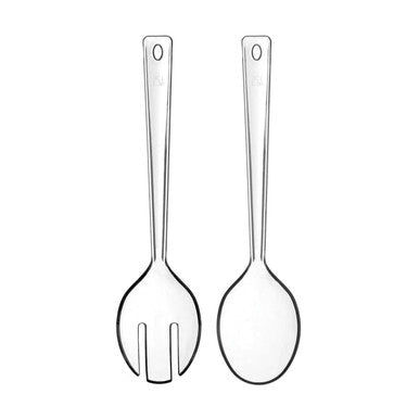 Clear Plastic Salad Servers
