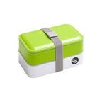Green and White Stackable Lunch Box