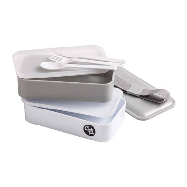 Grey Stackable Lunch Box