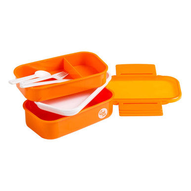 Orange 2 Tier Lunch Box