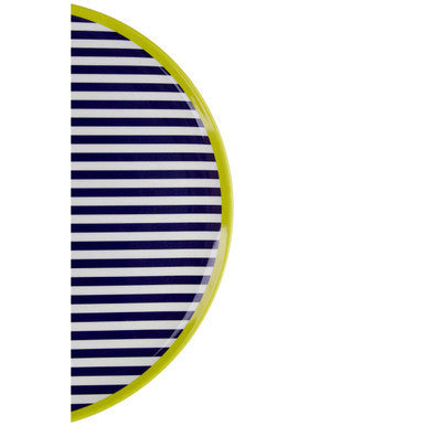 Stripe Dinner Plate