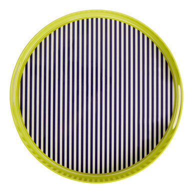 Stripe Tray with Handles