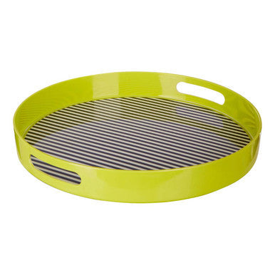 Stripe Tray with Handles