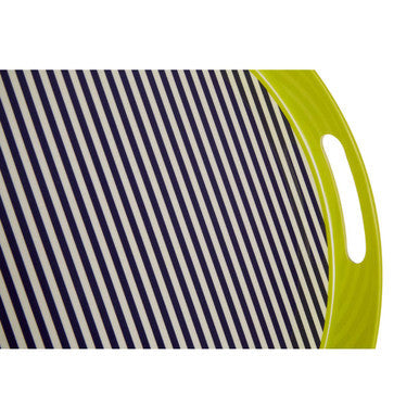 Stripe Tray with Handles