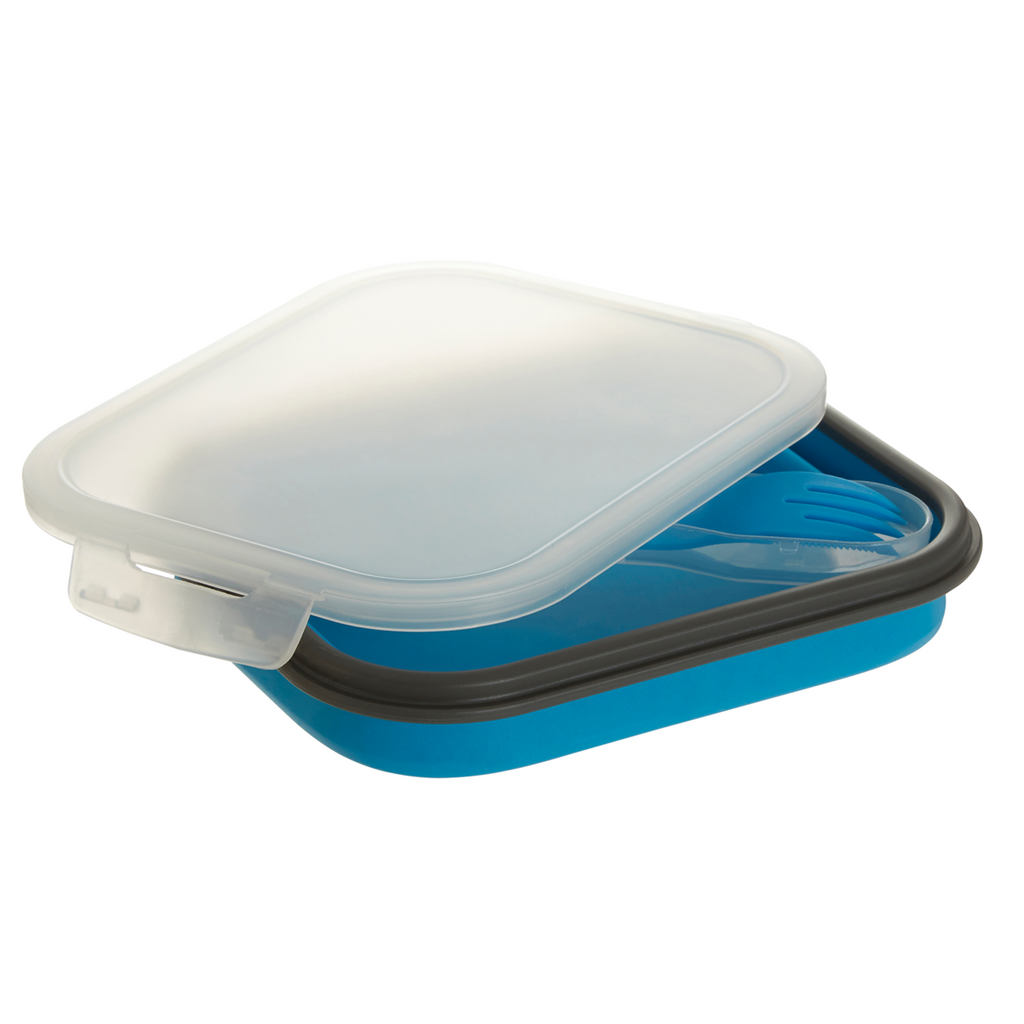 Blue Collapsible Lunch Box
