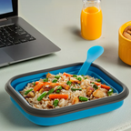 Blue Collapsible Lunch Box