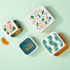 Set of 4 Winter Palm Lunch Boxes