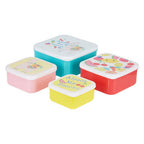 Set of 4 Fruity Alpaca Lunch Box