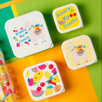 Set of 4 Fruity Alpaca Lunch Box