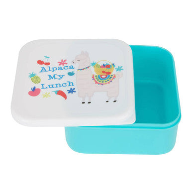Set of 4 Fruity Alpaca Lunch Box