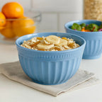 Blue Melamine Small Mixing Bowl