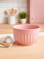 Pink Melamine Medium Mixing Bowl