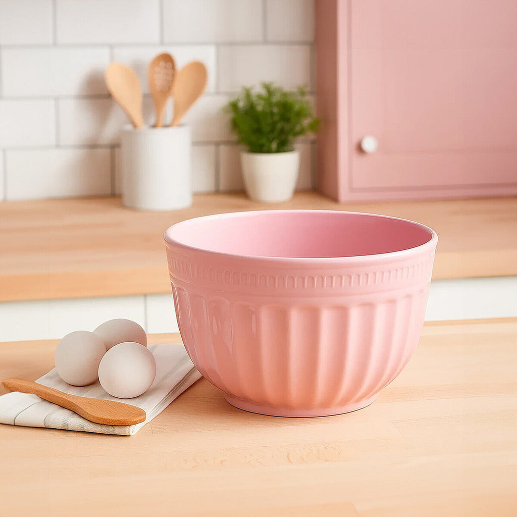 Pink Melamine Medium Mixing Bowl