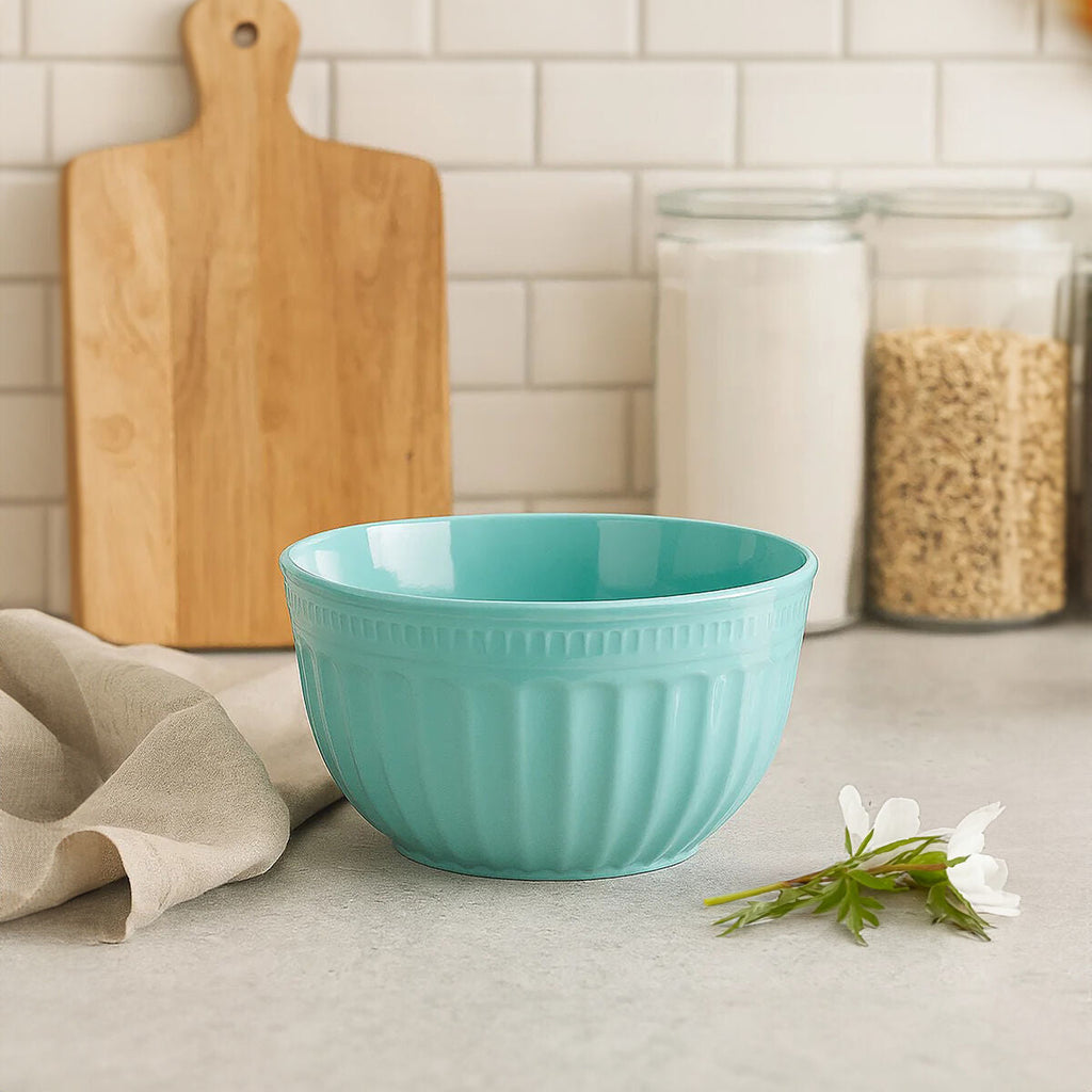 Green Melamine Medium Mixing Bowl