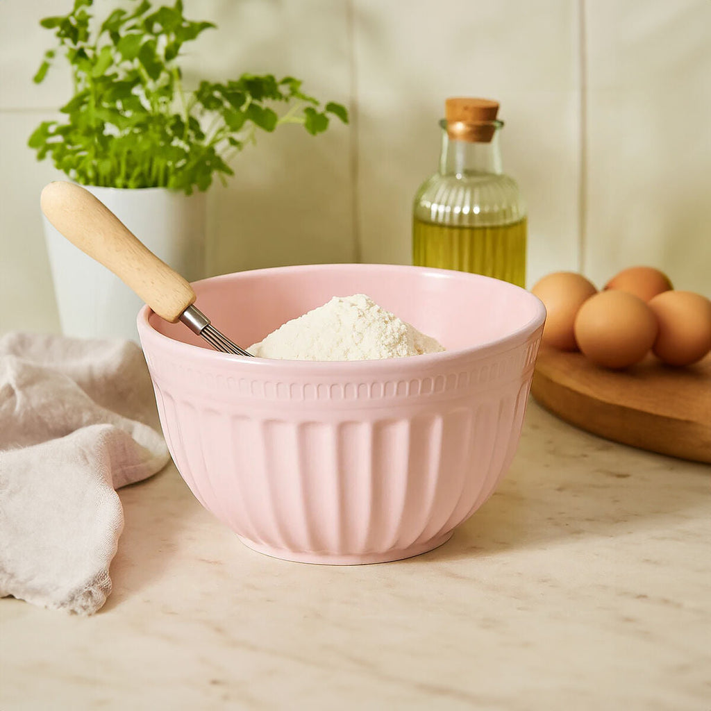 Pink Melamine Large Mixing Bowl